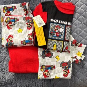 NWT Unisex Kids Pajamas - Mario kart